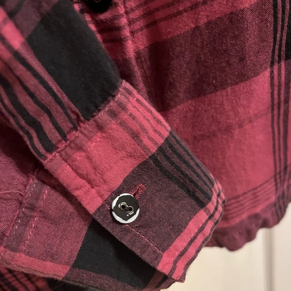 Element pink plaid cotton top S - Picture 6 of 7